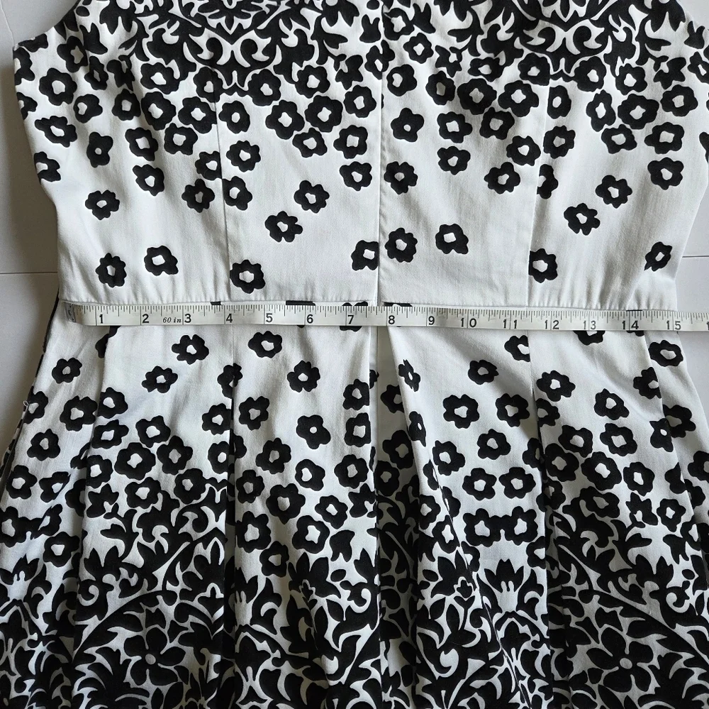 Donna Morgan Black and White Floral Dress - Picture 7 of 12